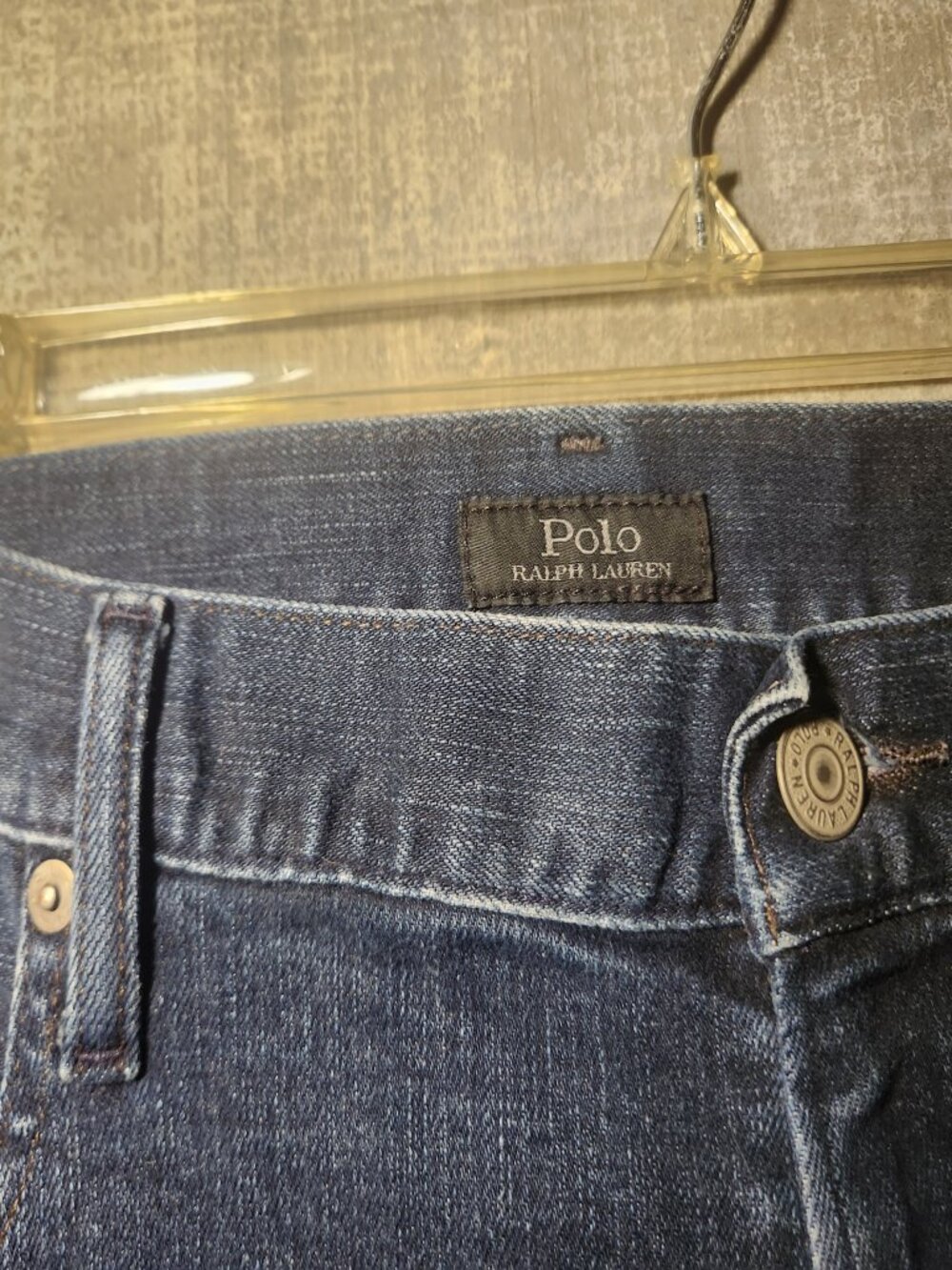 Polo Ralph Lauren Men's Jeans 42x30 Dark Indigo